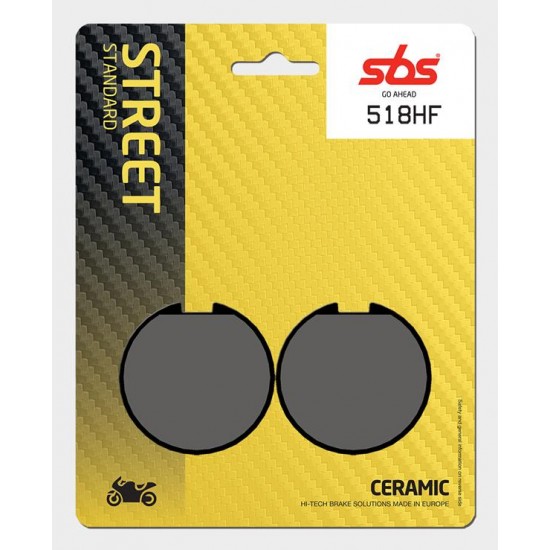 SBS - Plăcuțe frână 518HF Ceramic SBS - Plăcuțe frână 518HF Ceramic