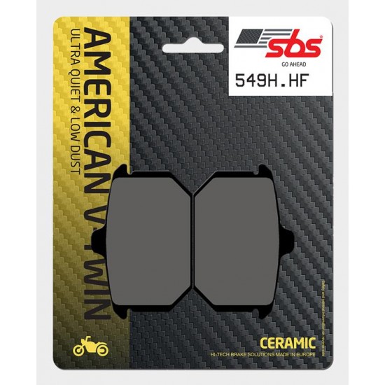 SBS - Plăcuțe frână 549H.HF Ceramic SBS - Plăcuțe frână 549H.HF Ceramic