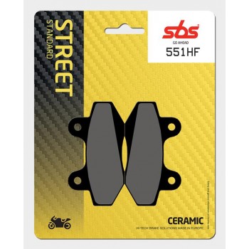 SBS - Plăcuțe frână 551HF = 103HF Ceramic