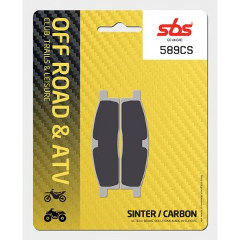 SBS - Plăcuțe frână 589CS Carbon Silver