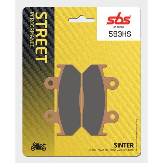 SBS - Plăcuțe frână 593HS STREETexcel SBS - Plăcuțe frână 593HS STREETexcel
