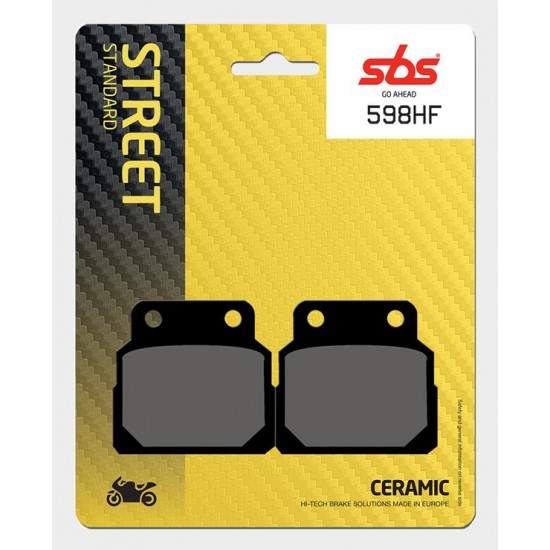 SBS - Plăcuțe frână 598HF Ceramic SBS - Plăcuțe frână 598HF Ceramic