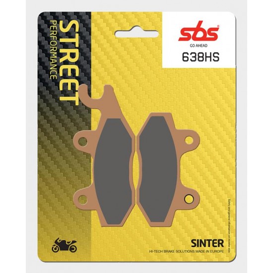 SBS - Plăcuțe frână 638HS STREETexcel