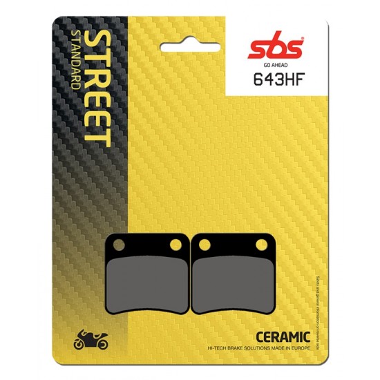 SBS - Plăcuțe frână 643HF Ceramic