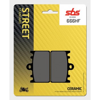 SBS - Plăcuțe frână 666HF Ceramic