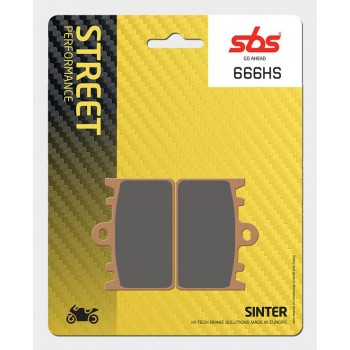 SBS - Plăcuțe frână 666HS STREETexcel