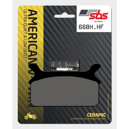 SBS - Plăcuțe frână 668H.HF Ceramic