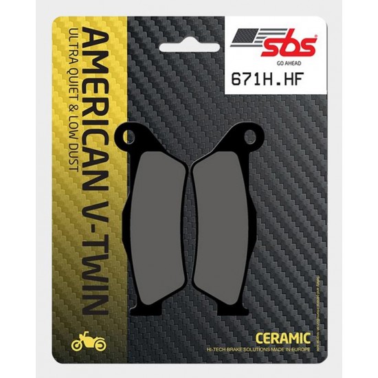 SBS - Plăcuțe frână 671H.HF Ceramic SBS - Plăcuțe frână 671H.HF Ceramic