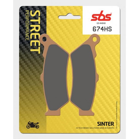 SBS - Plăcuțe frână 674HS STREETexcel SBS - Plăcuțe frână 674HS STREETexcel