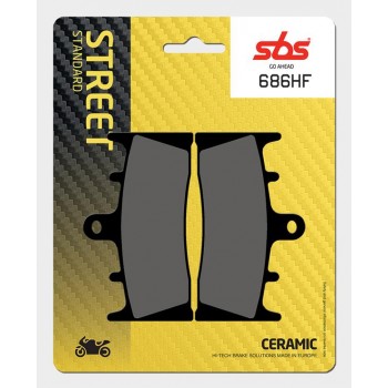 SBS - Plăcuțe frână 686HF Ceramic