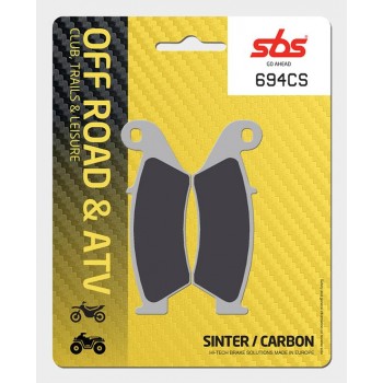SBS - Plăcuțe frână 694CS Carbon Silver