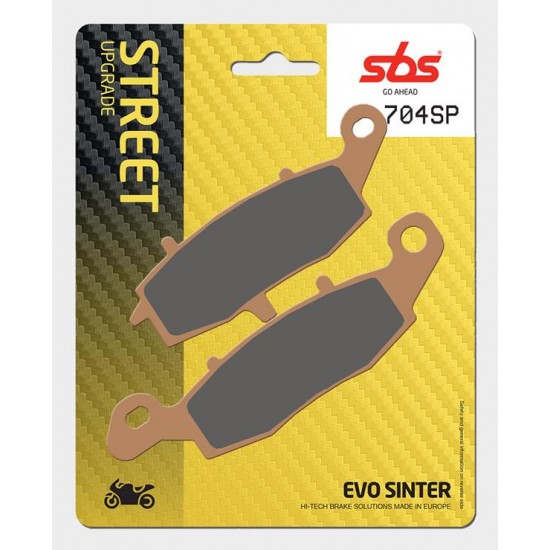 SBS - Plăcuțe frână 704SP EVO Sinter SBS - Plăcuțe frână 704SP EVO Sinter