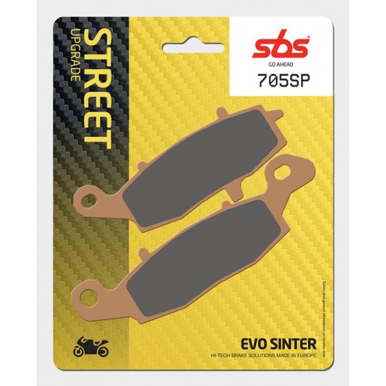 SBS - Plăcuțe frână 705SP EVO Sinter SBS - Plăcuțe frână 705SP EVO Sinter