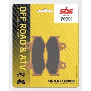 SBS - Plăcuțe frână 709SI Offroad Sinter