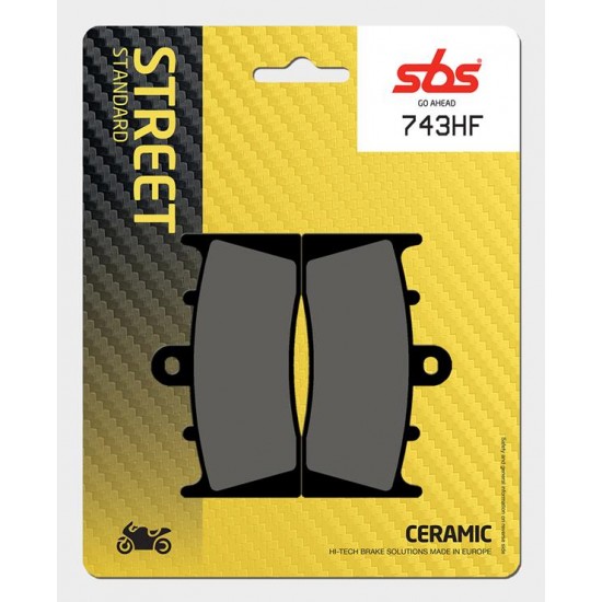 SBS - Plăcuțe frână 743HF Ceramic