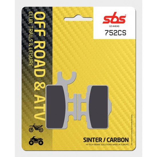 SBS - Plăcuțe frână 752CS Carbon Silver SBS - Plăcuțe frână 752CS Carbon Silver