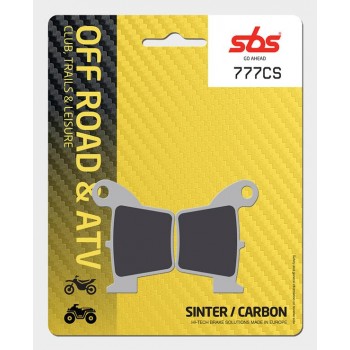 SBS - Plăcuțe frână 777CS Carbon Silver