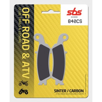 SBS - Plăcuțe frână 840CS Carbon Silver
