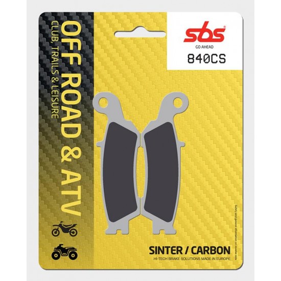SBS - Plăcuțe frână 840CS Carbon Silver
