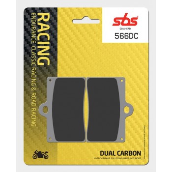 SBS - Plăcuțe frână RACING 566DC Dual Carbon
