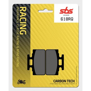 SBS - Plăcuțe frână RACING 618RQ CarbonTech