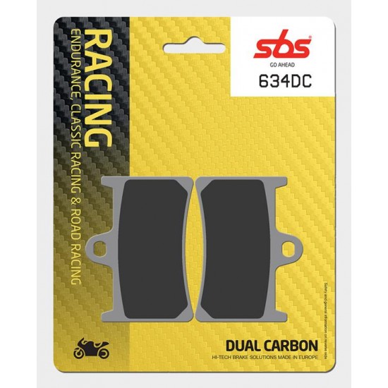 SBS - Plăcuțe frână RACING 634DC Dual Carbon