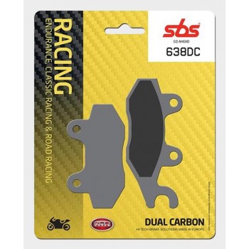SBS - Plăcuțe frână RACING 638DC Dual Carbon