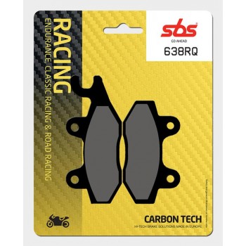 SBS - Plăcuțe frână RACING 638RQ CarbonTech