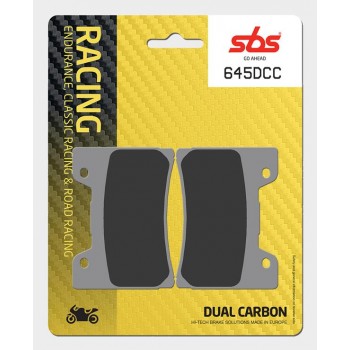 SBS - Plăcuțe frână RACING 645DCC Dual Carbon Classic