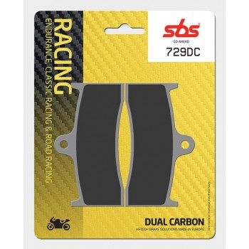 SBS - Plăcuțe frână RACING 729DC Dual Carbon