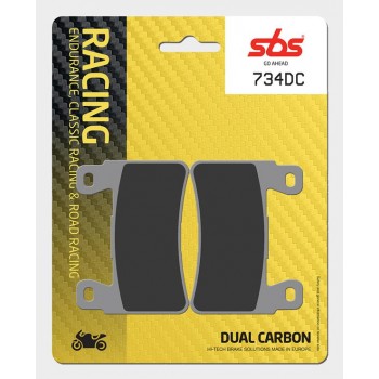 SBS - Plăcuțe frână RACING 734DC Dual Carbon