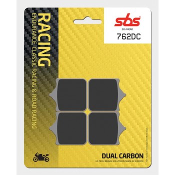SBS - Plăcuțe frână RACING 762DC Dual Carbon