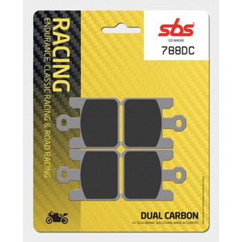 SBS - Plăcuțe frână RACING 788DC Dual Carbon