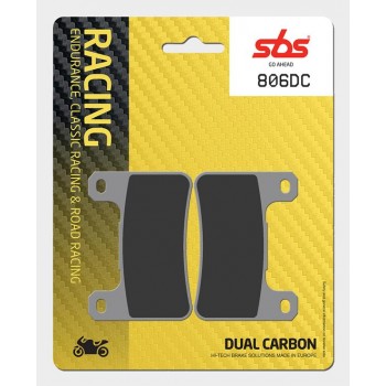 SBS - Plăcuțe frână RACING 806DC Dual Carbon