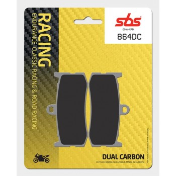 SBS - Plăcuțe frână RACING 864DC Dual Carbon