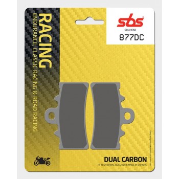 SBS - Plăcuțe frână RACING 877DC Dual Carbon