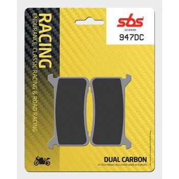 SBS - Plăcuțe frână RACING 947DC Dual Carbon