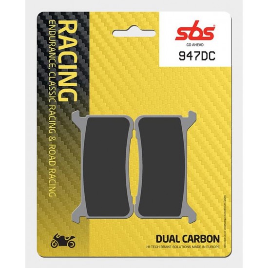 SBS - Plăcuțe frână RACING 947DC Dual Carbon