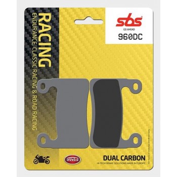 SBS - Plăcuțe frână RACING 960DC Dual Carbon