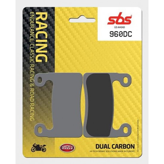 SBS - Plăcuțe frână RACING 960DC Dual Carbon