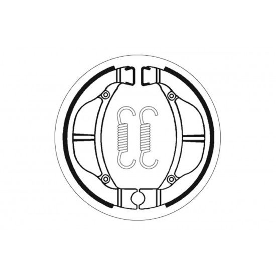 SBS - Saboți frână 2093 SBS - Saboți frână 2093