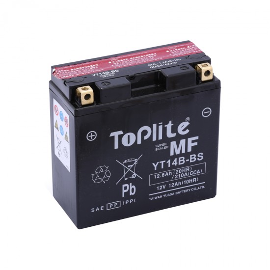 TOPLITE - Baterie fără întreținere YT14B-BS / YT14B-4 TOPLITE - Baterie fără întreținere YT14B-BS / YT14B-4