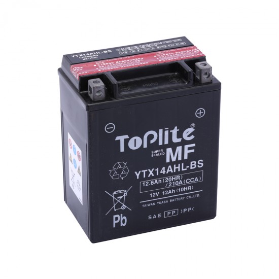 TOPLITE - Baterie fără întreținere YTX14AHL-BS
