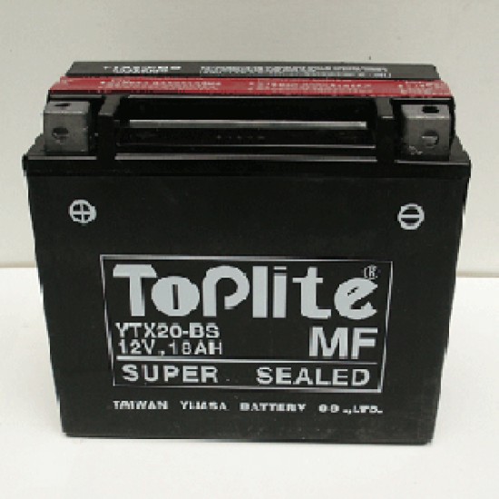 TOPLITE - Baterie fără întreținere YTX20-BS
