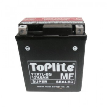 TOPLITE - Baterie fără întreținere YTX7L-BS