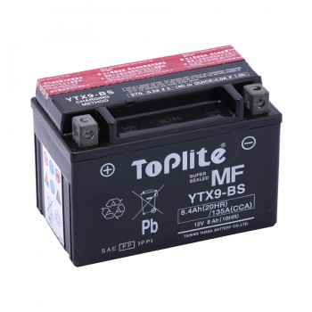 TOPLITE - Baterie fără întreținere YTX9-BS TOPLITE - Baterie fără întreținere YTX9-BS