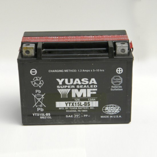 YUASA Japan - Baterie fără întreținere YTX15L-BS YUASA Japan - Baterie fără întreținere YTX15L-BS
