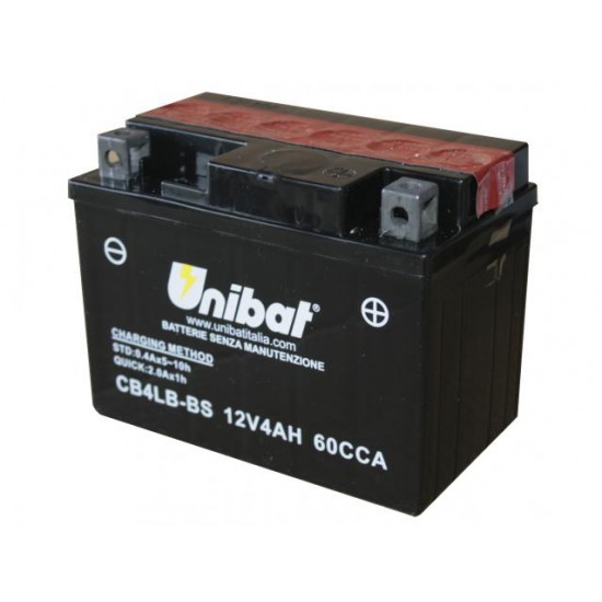 UNIBAT - Baterie fără întreținere CB4LB-BS (YB4L-B)