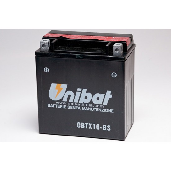 UNIBAT - Baterie fără întreținere CBTX16-BS-1 (YTX16-BS-1)
