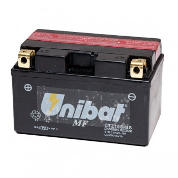 UNIBAT - Baterie fără întreținere CTZ10S-BS (YTZ10-S) UNIBAT - Baterie fără întreținere CTZ10S-BS (YTZ10-S)